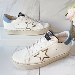 Golden Goose Hi-Star Womens Low Top Sneaker White